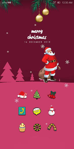 Merry Christmas EMUI 5 & EMUI 8 Theme screenshot 1