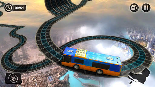 Impossible Sky Bus Driving Simulator Tracks 2018 screenshot 14