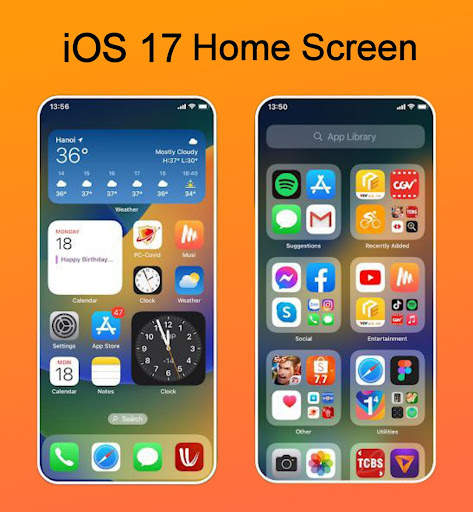 Launcher iOS 17 screenshot 2
