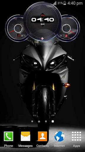 Superbike Clock Wallpaper HD screenshot 10