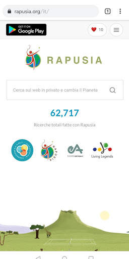 Rapusia Browser - Social and Privacy screenshot 3