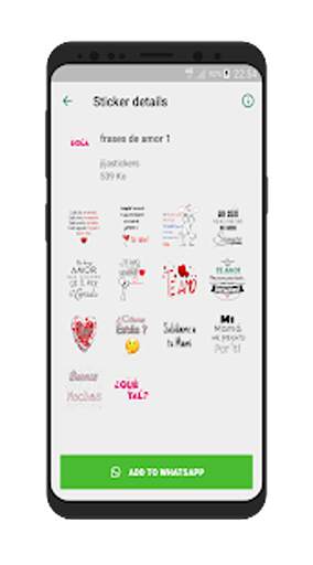 Stickers romanticos y frases de amor para WhatsApp screenshot 4