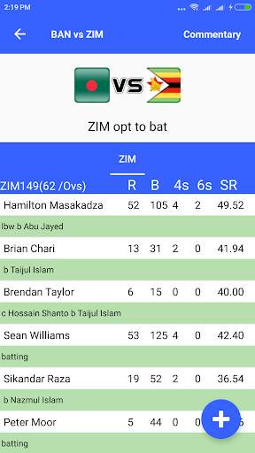 Live Cricket Score 2019 screenshot 3