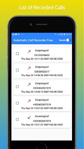 Automatic Call Recorder Free screenshot 7