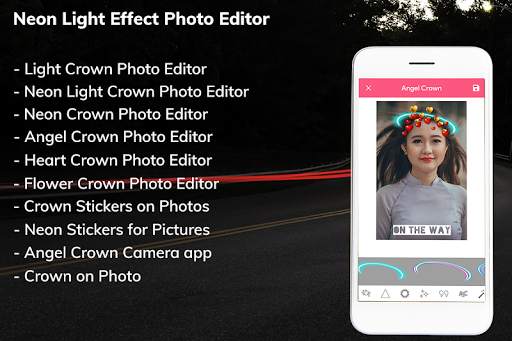 Light Crown Photo Editor - Crown Heart Pic Editor screenshot 1