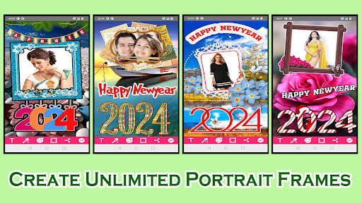 Newyear Photo Frames Editor screenshot 7