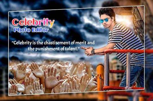 Celebrity Photo Editor 1 تصوير الشاشة