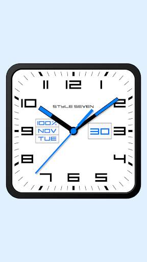 Square Analog Clock-7 screenshot 1