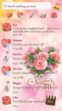 GO SMS TURE LOVE THEME скриншот 2