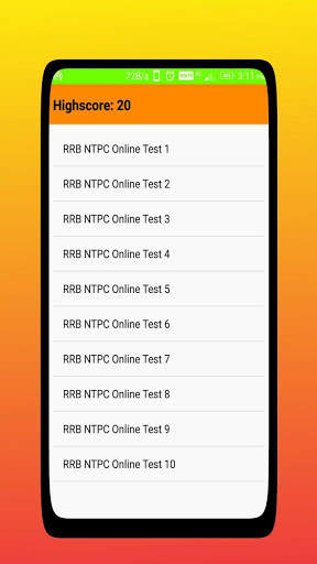 NTPC RRB Railway NTPC Online Free Mock Test Papers screenshot 3
