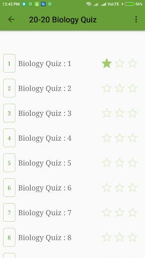 20-20 Biology Quizzes screenshot 5