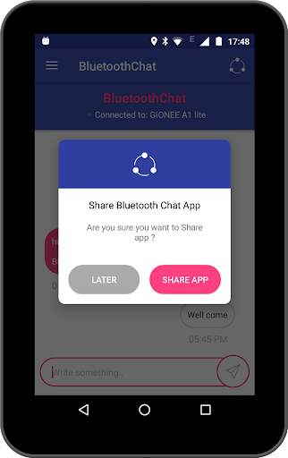 Bluetooth Chat (Messenger) screenshot 16