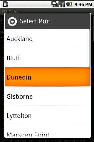 NZ Tides screenshot 2