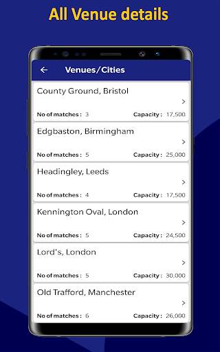 World Cup 2019 Schedule Time Table Live Score Team screenshot 9
