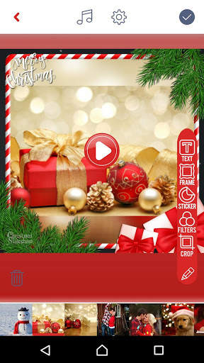 Natal Slideshow Foto Dengan Musik - Pembuat Video screenshot 3