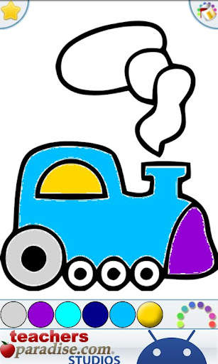 Kids Finger Painting Coloring screenshot 2