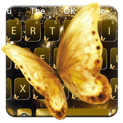 Golden Butterfly Keyboard 10001003