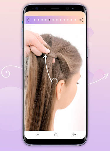 Hairstyles step by step screenshot 3