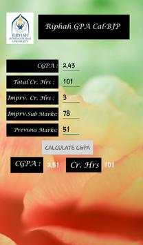 Riphah GPA Calculations screenshot 4