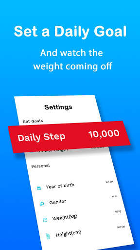 Pedometer - Step Counter & Calorie Tracker screenshot 2