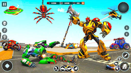 Jeux de Robot Tigre Volant screenshot 10