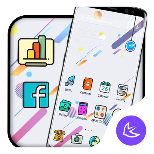 Color Geometry APUS Launcher theme 63.0.1001