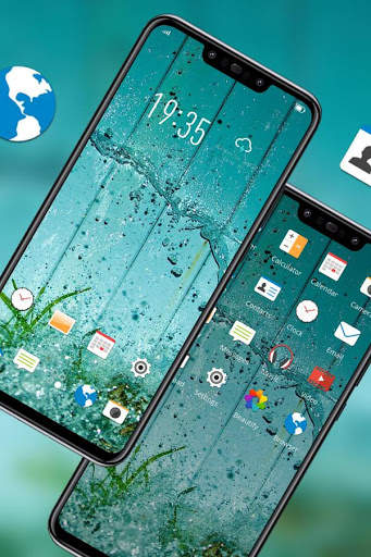 Theme for One M8 HD water wallpaper screenshot 2