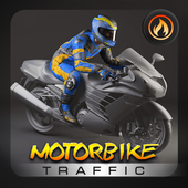 Motorbike Highway Traffic icon