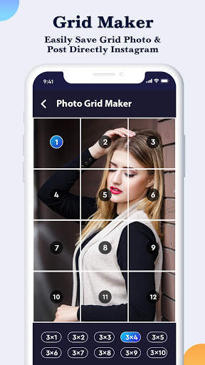 Grid Maker : Giant Square & Carousel Image Maker 5 تصوير الشاشة