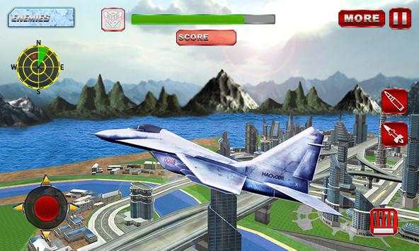 Jetfighter vs Alien Robots War screenshot 5