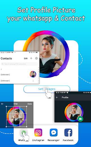 Profile Picture Border frame Creator: Lens screenshot 20