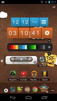 TSF CubeClock Widget screenshot 2