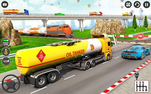 Oil Tanker Truck Driving Games screenshot 2