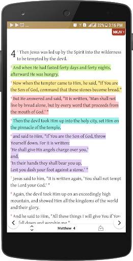 Bible NKJV - New King James Version screenshot 1