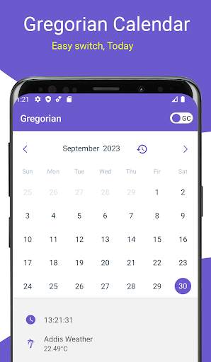 Ethiopian Calendar screenshot 2