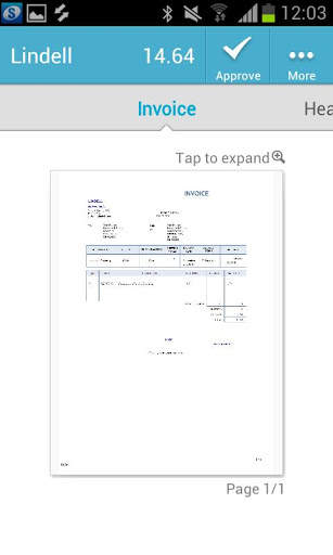 Basware Mobile screenshot 4