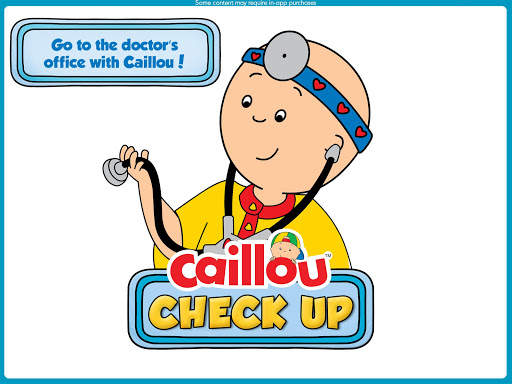 Caillou เช็คอัพ – เกมหมอ screenshot 6