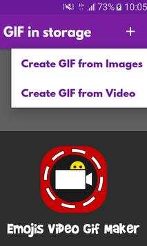 Emojis Video Gif Maker screenshot 1