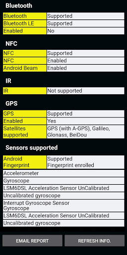 Informations du téléphone (Phone information) screenshot 5