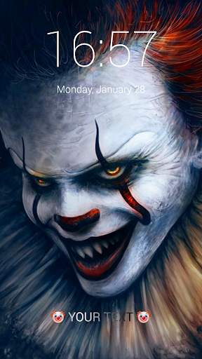 Scary Clown Lock Screen & Wallpapers 6 تصوير الشاشة