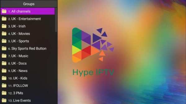Hype IPTV Player screenshot 1