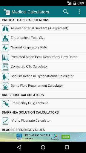 Medical Calculators screenshot 2