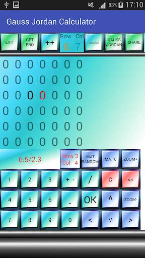 Gauss Jordan Calculator 14 تصوير الشاشة