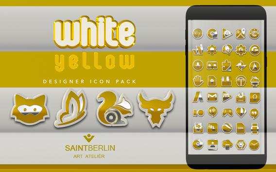White Yellow Icon Pack screenshot 6
