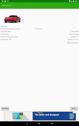 Car Tracker for Forza Horizon 3 स्क्रीनशॉट 8