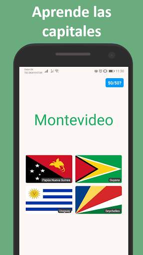 Banderas y capitales del mundo screenshot 3