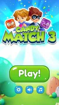 Match 3 Sweet Candy 2019 screenshot 1
