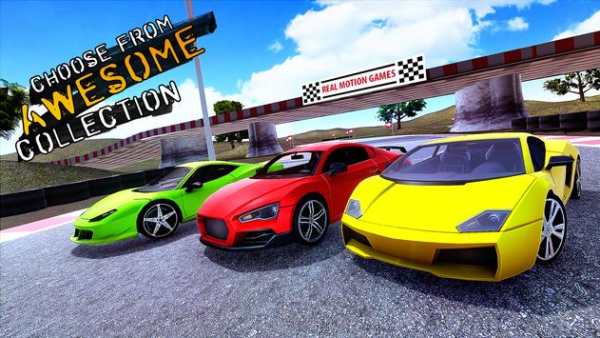 Sports Cars Racing Tracks 3D: Top Speed Chase screenshot 1