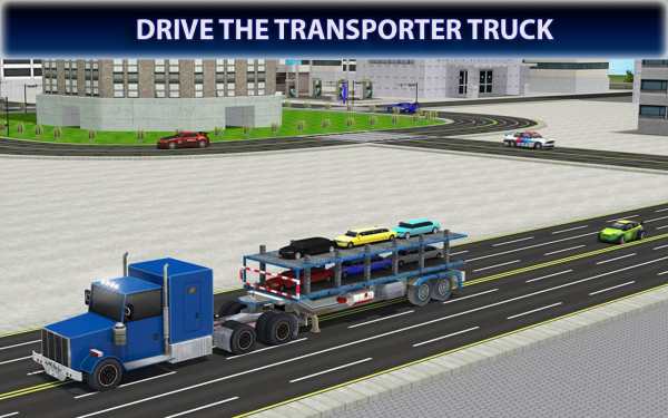 Limousine Car Transport Truck 3D Transporter Games screenshot 12