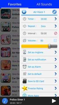 Siren Sounds (Ringtones) screenshot 4